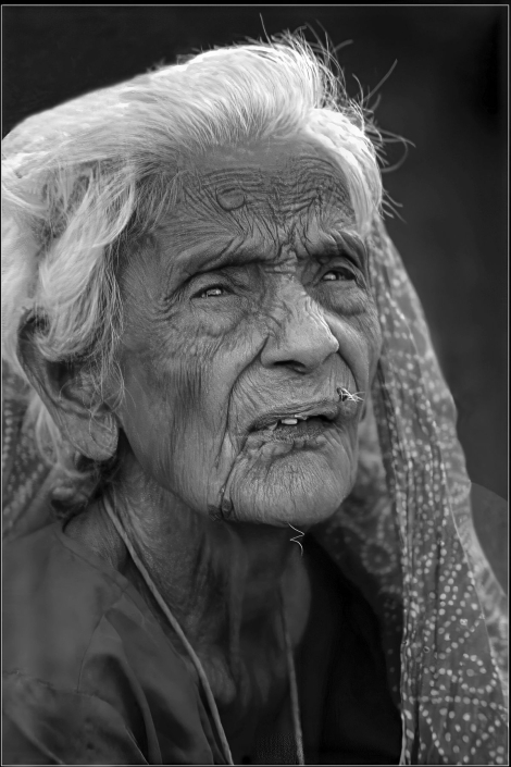 Lüdemann Horst_alte Hindufrau_26 Pkte