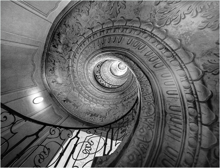 Klement Irmgard_Treppe_SW_25 Pkte